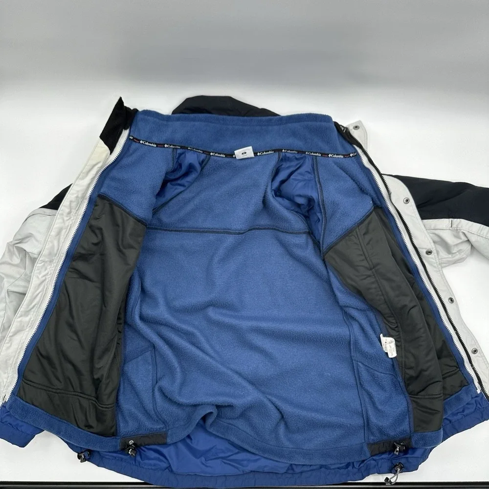 Columbia 3-in-1 Fire Ridge Shell & Fleece Full Zip Jacket‎ Blue/Black Mens Large